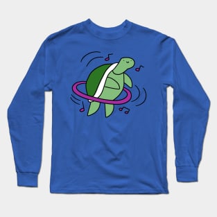 Hula Hoop Turtle Long Sleeve T-Shirt